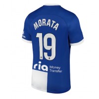 Atletico Madrid Alvaro Morata #19 Fotballklær Bortedrakt 2023-24 Kortermet